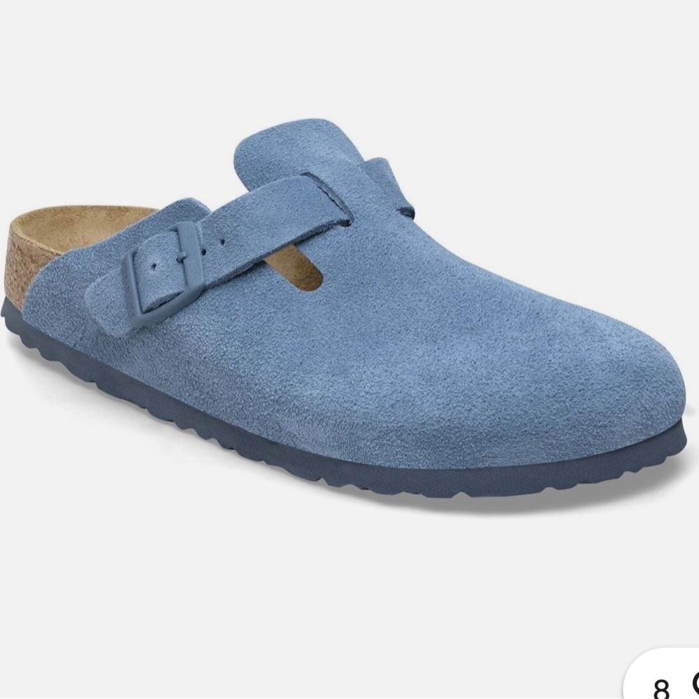 Birkenstock Boston Soft Footbed Elemental Blue